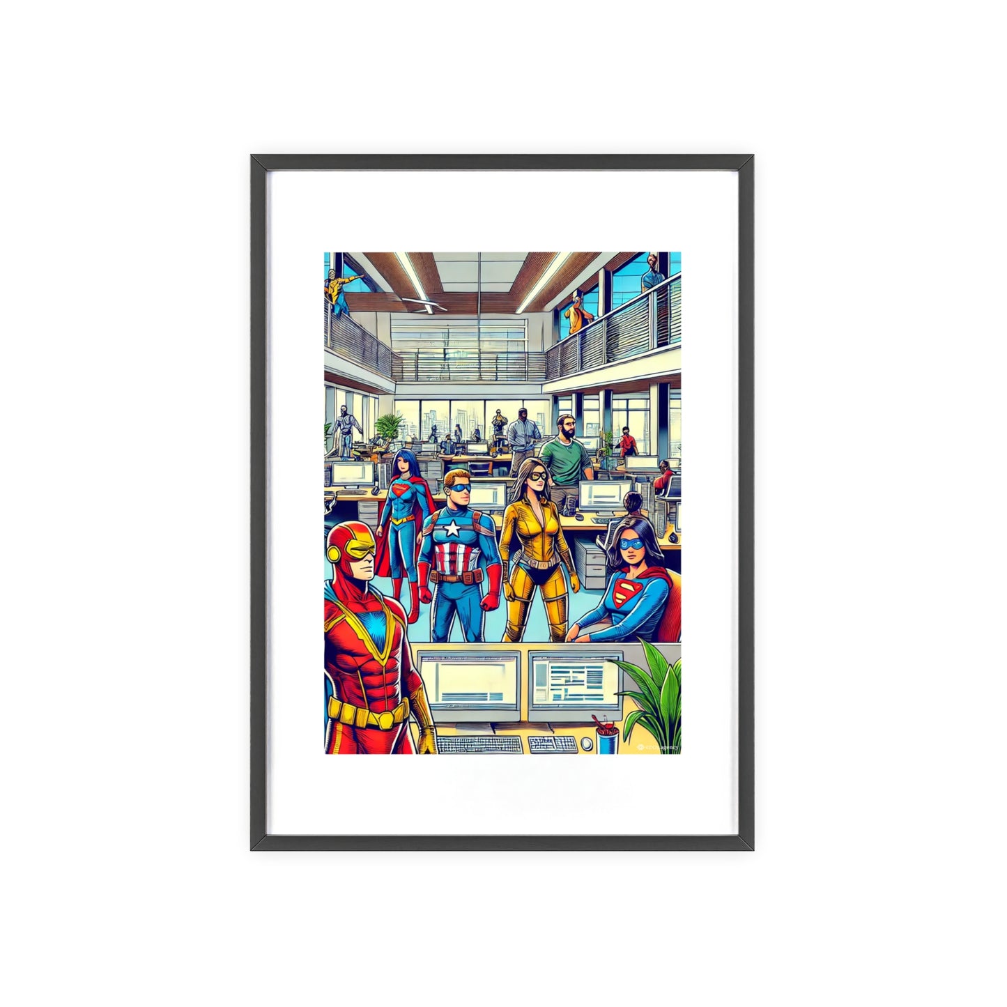 Heroes at work - epay Poster Design 06