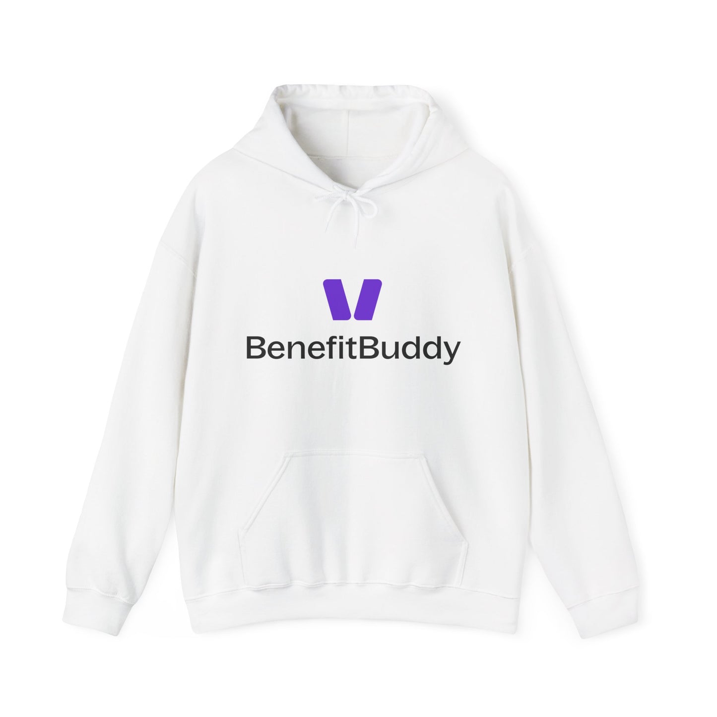 Cozy Unisex Hoodie with BenefitBuddy Design, Casual Sweatshirt for Everyday Wear, Great Gift for Friends, Comfortable Layering, [...]