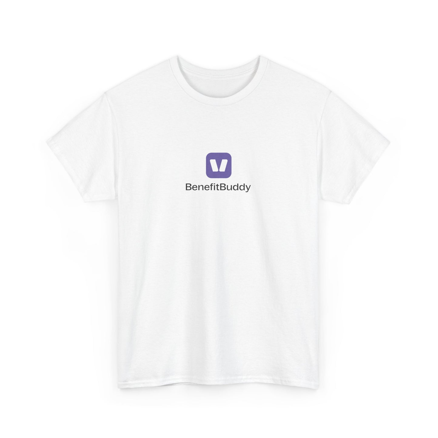 BenefitBuddy Unisex Heavy Cotton Tee white