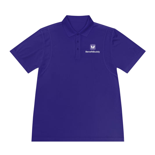BenefitBuddy Men's Sport Polo Shirt purple